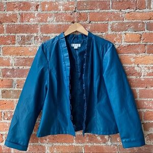 Christopher & Banks Faux Leather Jacket